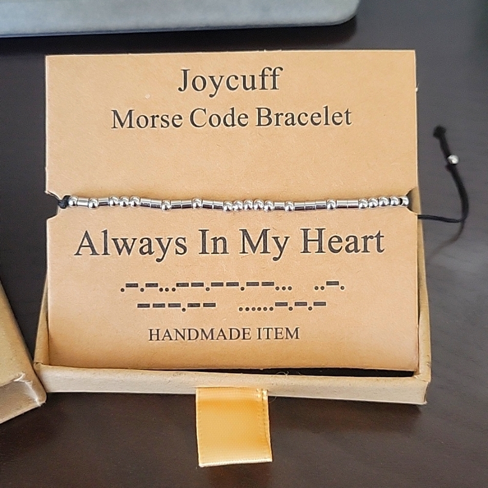 Joycuff Morse Code Bracelet
